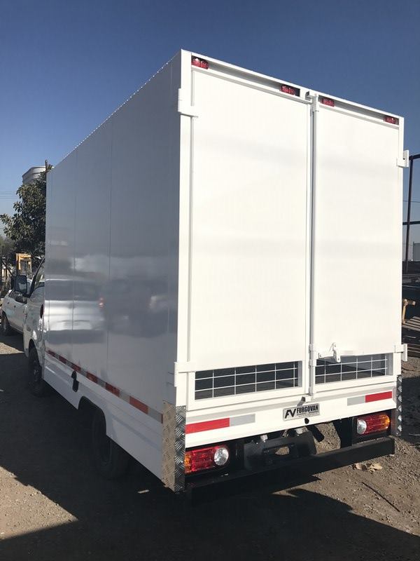 Carrocería para transporte de gas cerrado