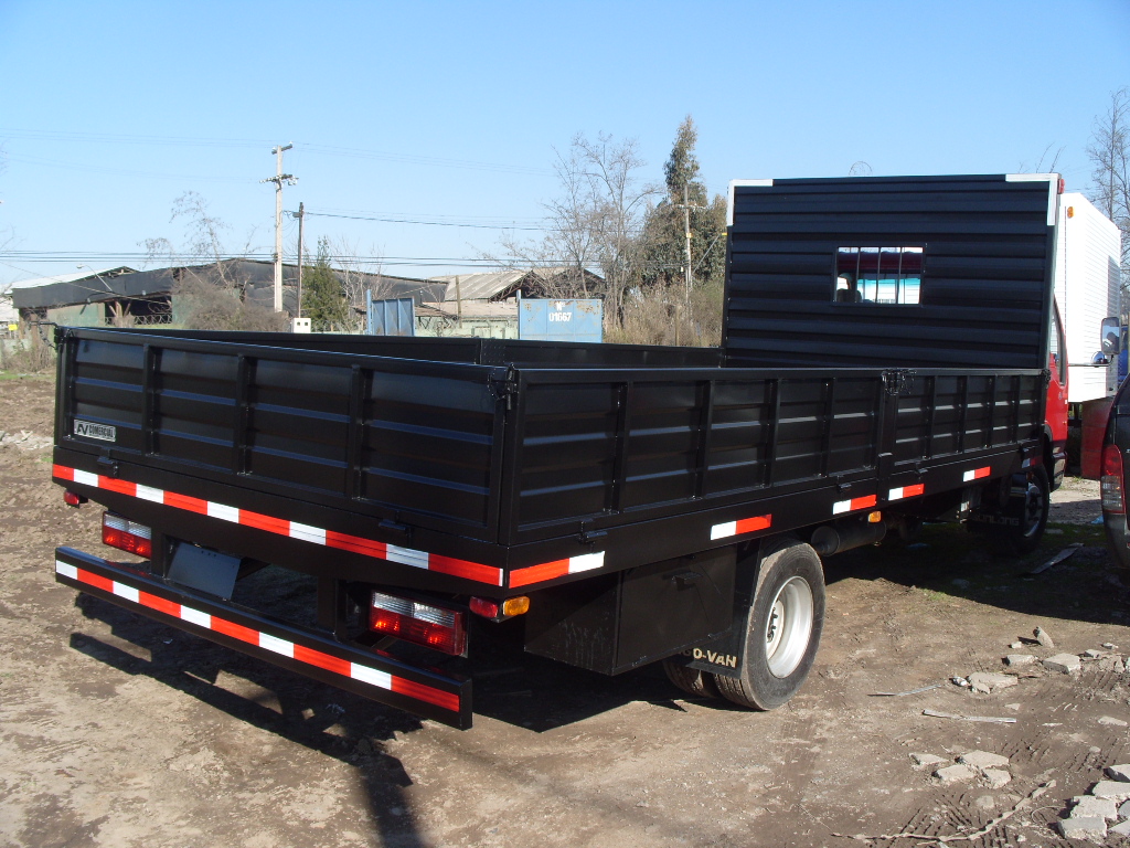 Plataforma con baranda negro