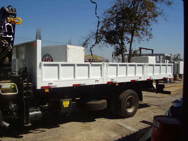 Plataforma con baranda y pluma Ford