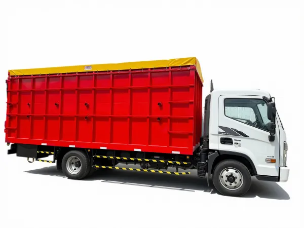 Plataforma Ganadera Hyundai Mighty EX8 con lona
