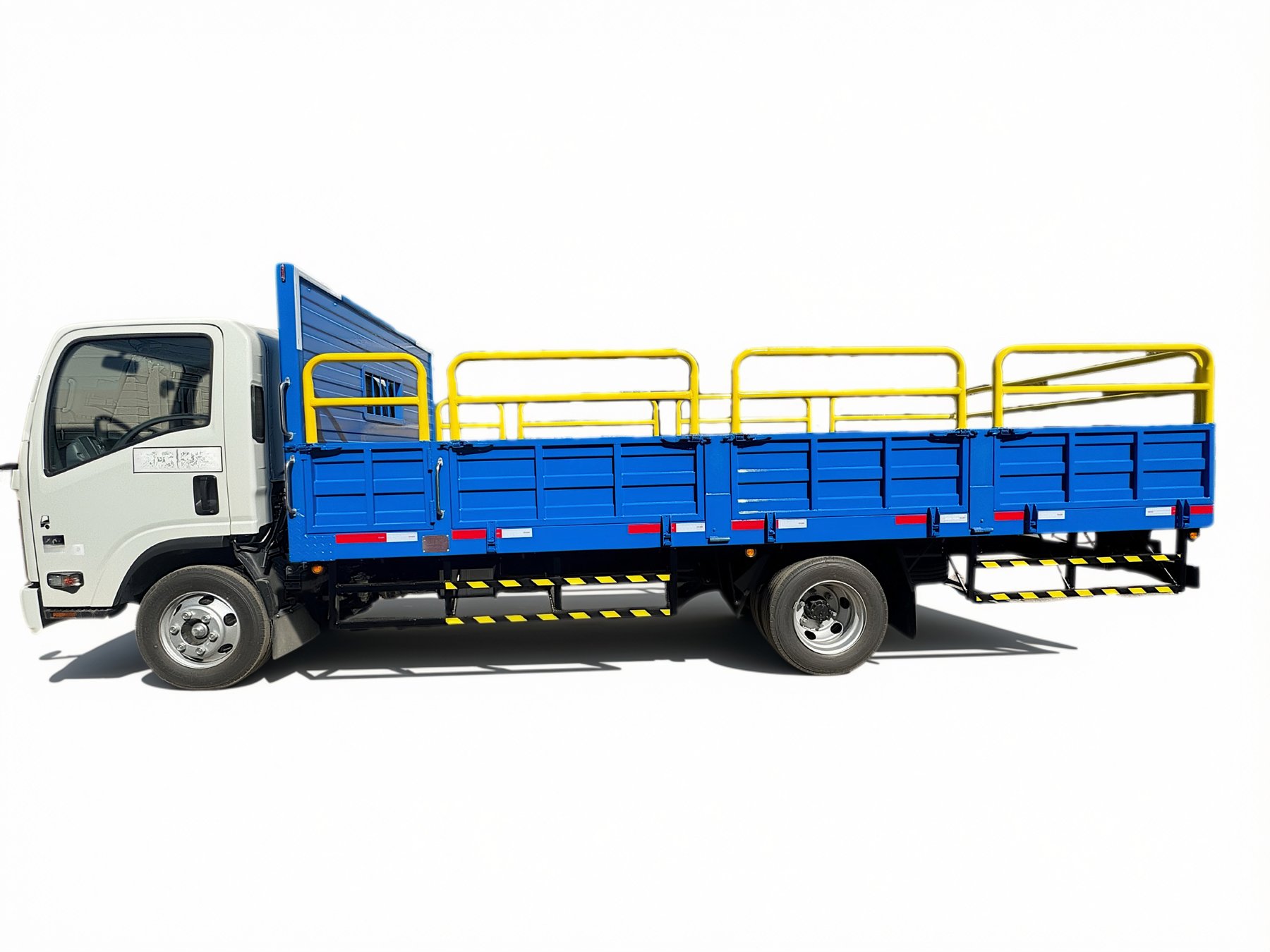 Plataforma con Barandas Minera azul